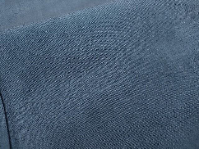 平和屋着物■上質な紬　色無地　薄花色　逸品　DAAI1503jm