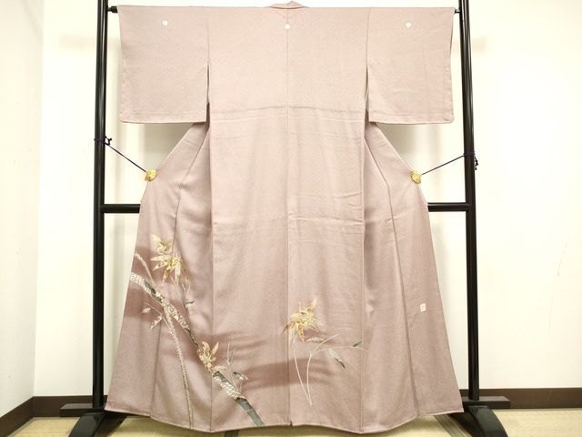 平和屋着物■豪華色留袖　作家物　吉祥笹鳥文　暈し染め　金彩　逸品　DAAI2267rt