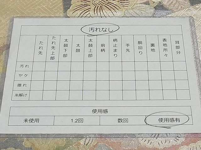 平和屋着物◎九百佐賀錦 六通柄袋帯 裂取花文 金糸 正絹 逸品 平和屋着物◎九百佐賀錦 六通柄袋帯 裂取花文 金糸 正絹 逸品
