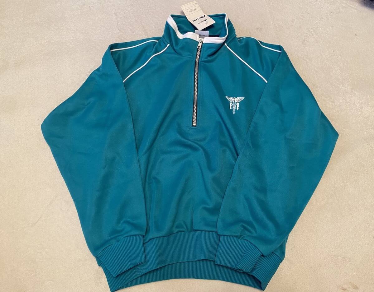 当時物　未使用　デッドストック　Mizuno　ATHLETE ミズノ　82SU-3532　 ジャージ　ブルゾン　サイズS KK1970