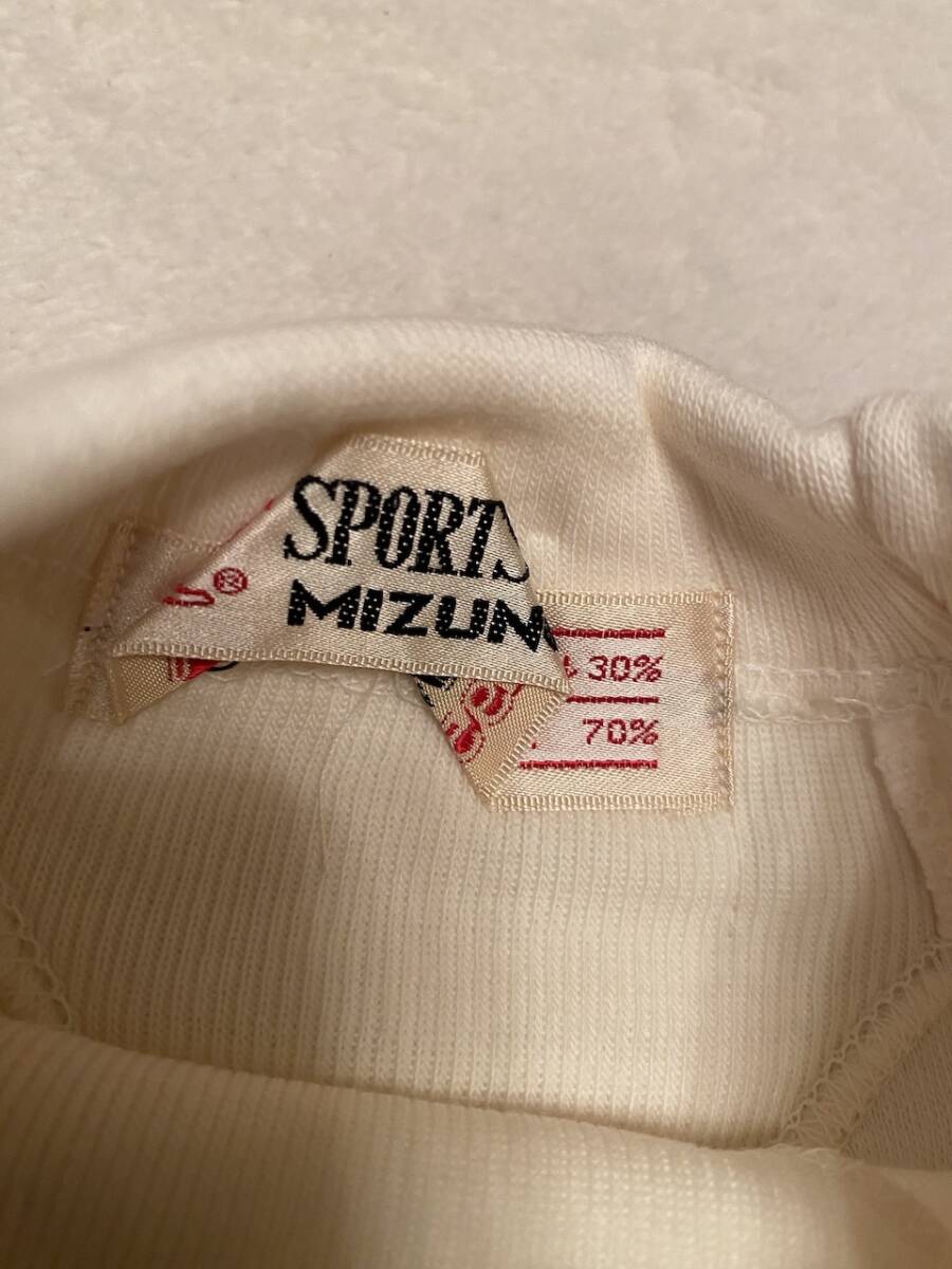 当時物　未使用　デッドストック　Mizuno　ミズノ　EHA-0848 美津濃　体操服　半袖　スポーツニット　サイズ：95㎝ 　KK1674_画像4