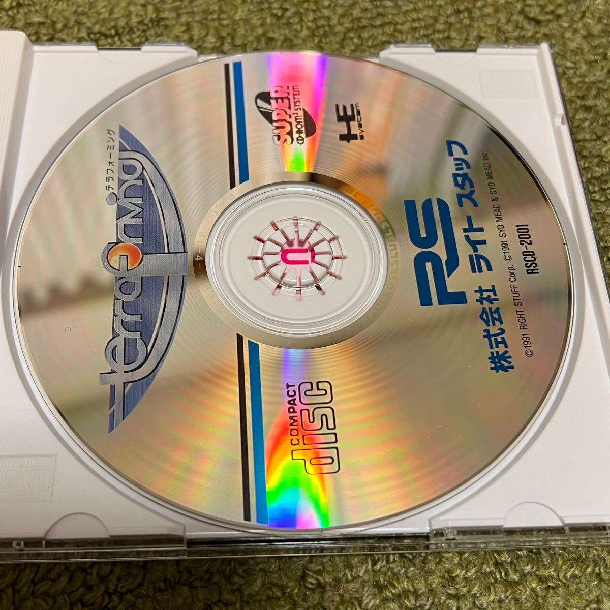 5100円 PCE PCエンジン SUPER CD-ROM2 テラフォーミング ライト 5100円 PCE PCエンジン SUPER CD-ROM2 テラフォーミング ライト