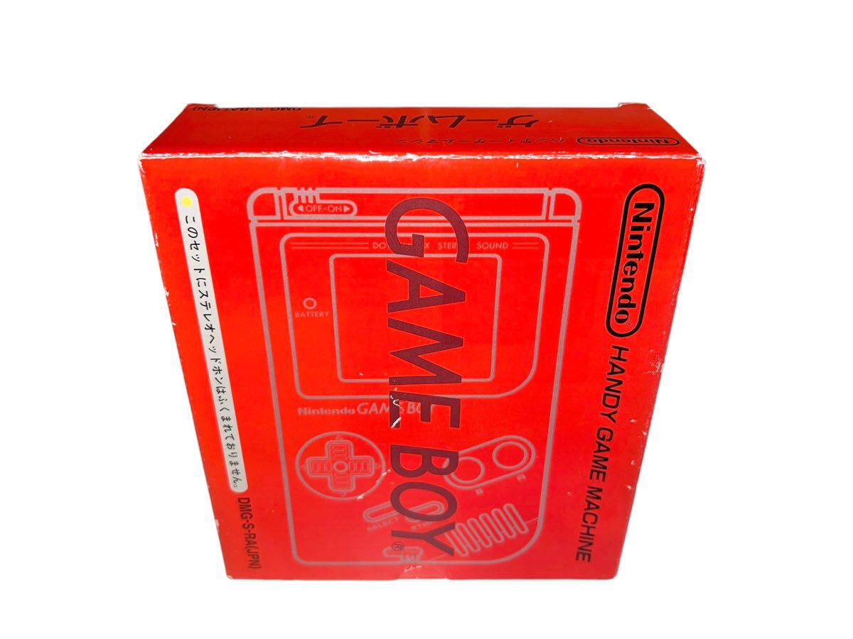 初代ゲームボーイ レッド ゲームボーイ本体 箱説あり GAMEBOY 初代ゲームボーイ レッド ゲームボーイ本体 箱説あり GAMEBOY