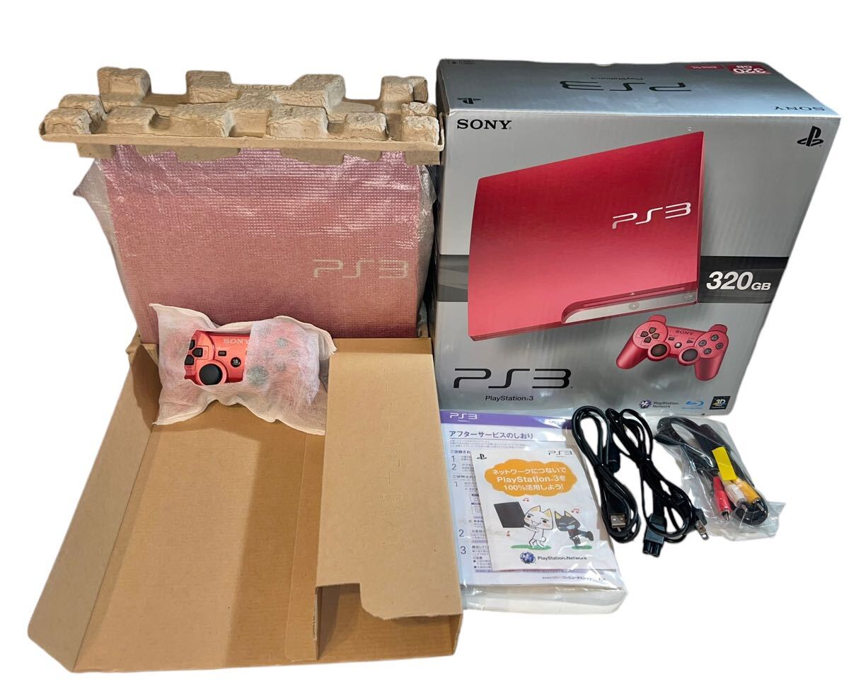 ps3 本体　スカーレット レッド　PlayStation3