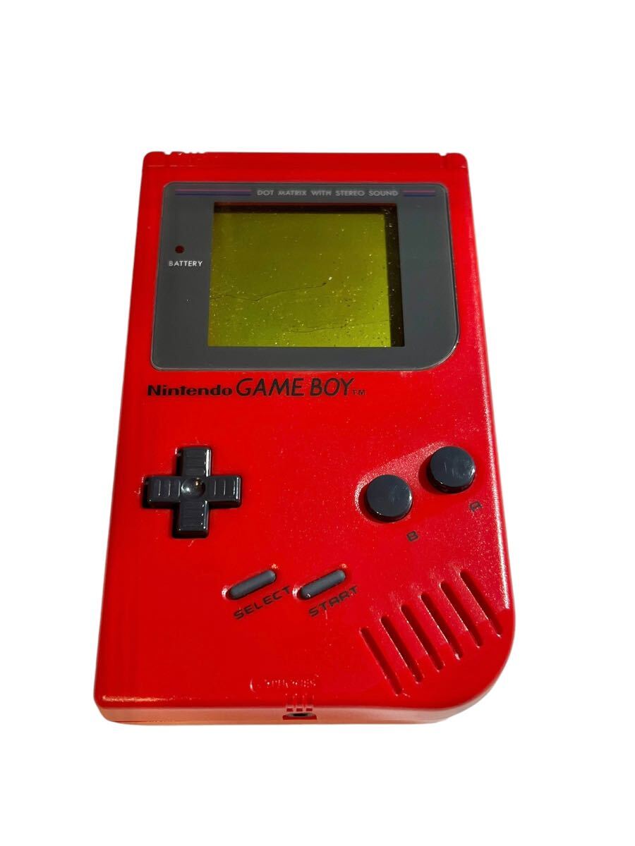 初代ゲームボーイ レッド ゲームボーイ本体 箱説あり GAMEBOY 初代ゲームボーイ レッド ゲームボーイ本体 箱説あり GAMEBOY
