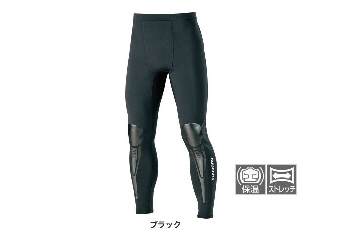 シマノ ライトクロロプレン プロテクトタイツ Ｌサイズ(ブラック) SHIMANO IN-087S　中古