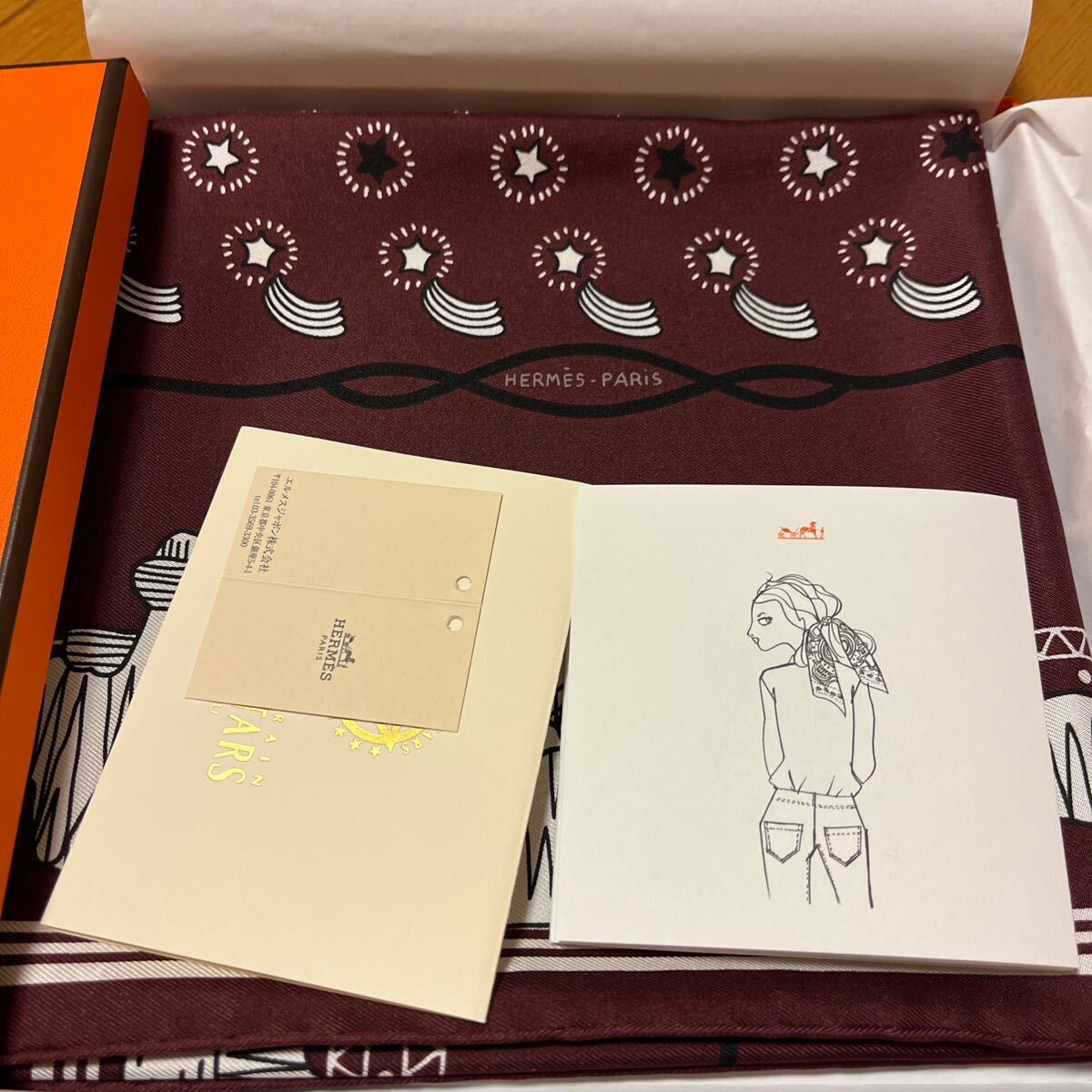 新品 非売品 エルメス スカーフ カレ ななつ星 HERMES 箱あり 新品 非売品 エルメス スカーフ カレ ななつ星 HERMES 箱あり