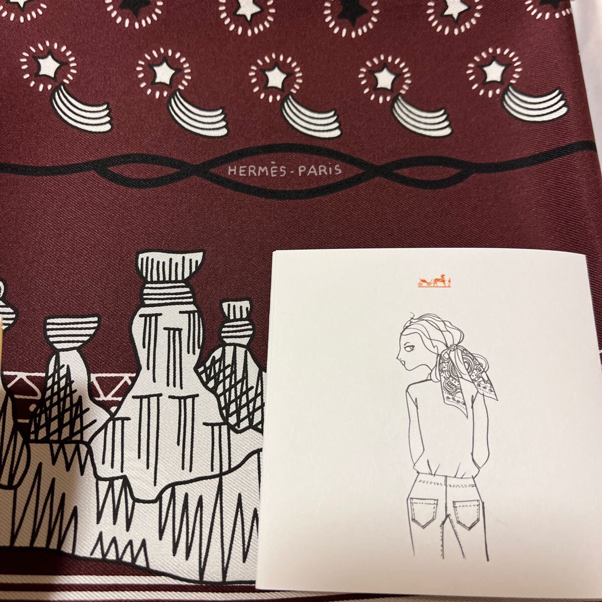 新品 非売品 エルメス スカーフ カレ ななつ星 HERMES 箱あり 新品 非売品 エルメス スカーフ カレ ななつ星 HERMES 箱あり