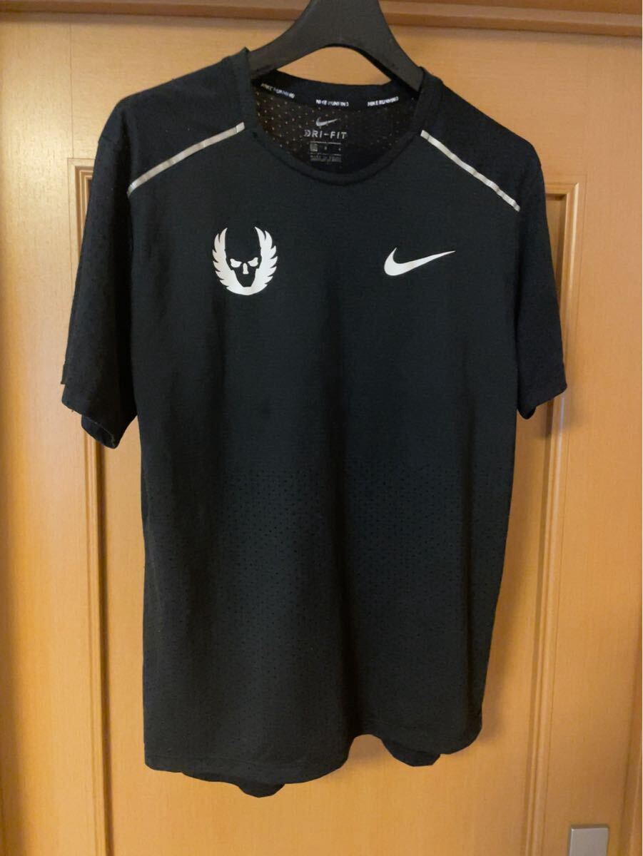 Nike オレゴンプロジェクト ランニングシャツ L ブラック 大迫傑 希少 Nike オレゴンプロジェクト ナイキ ランニング シャツ