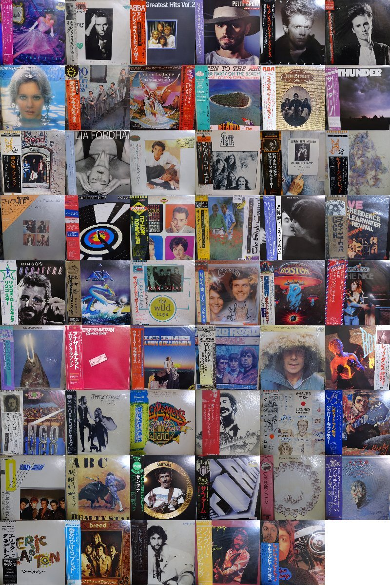 Q11326【大量!ALL国内盤帯付!】 ALL JAPANESE PRESS WITH OBI ROCK & POPS 洋楽 _120枚以上3箱セット/PAUL McCARTNEY，JOHN LENNON 他2