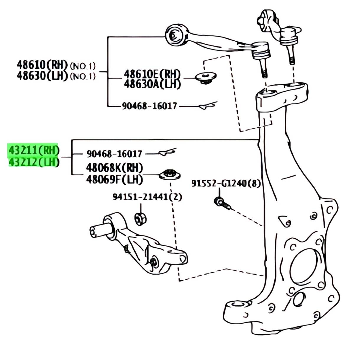 * супер редкий левый и правый в комплекте не использовался оригинальный Lexus передний Knuckle LS460 LS460S USF40 USF41 LEXUS FRONT KNUCKLE RIGHT AND LEFT SET