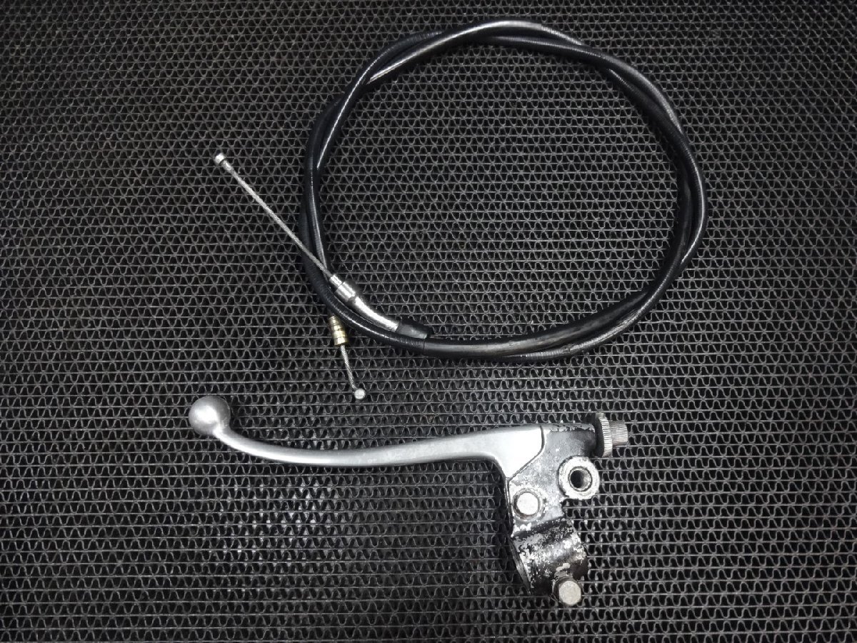 ヤマハ　TX650　クラッチレバーホルダーSET　ワイヤー付き（国内昭和　XS650 XS-1　447　実動走行車両より　旧車絶版　動画あり　YAMAHA　