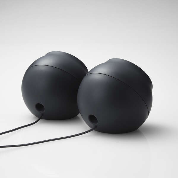 2.0chスピーカー [Stina] 実用最大出力4.4W USB-A?USB-C接続 51mmの丸型フルレンジドライバーを採用: SP-P10CUSBBK