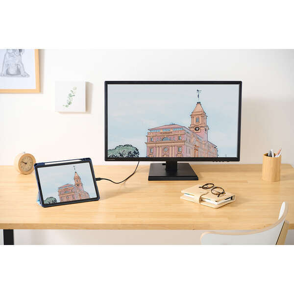 USB Type-C - HDMI変換ケーブル 3.0m スマートフォンやパソコンなどの映像をディスプレイなどに出力できる: MPA-CHDMI30BK2