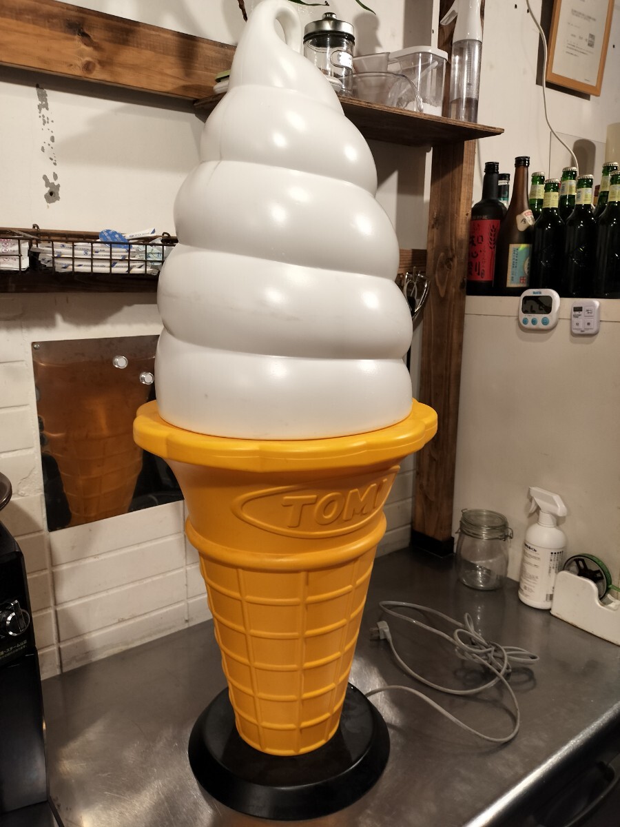 スジャータ TOMI ソフトクリー ム電飾看板 スジャータ 電飾看板 ソフトクリーム看板 TOMI アイスクリーム