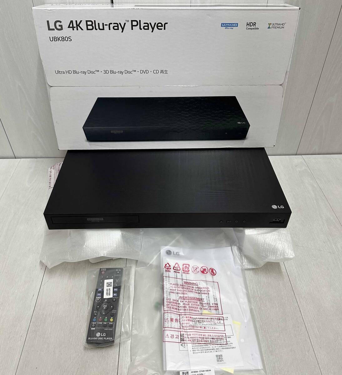新品 2024年製 LG 4K ブルーレイ ディスク プレーヤー UBK80S 新品 2024年製 LG 4K ブルーレイ ディスク プレーヤー UBK80S