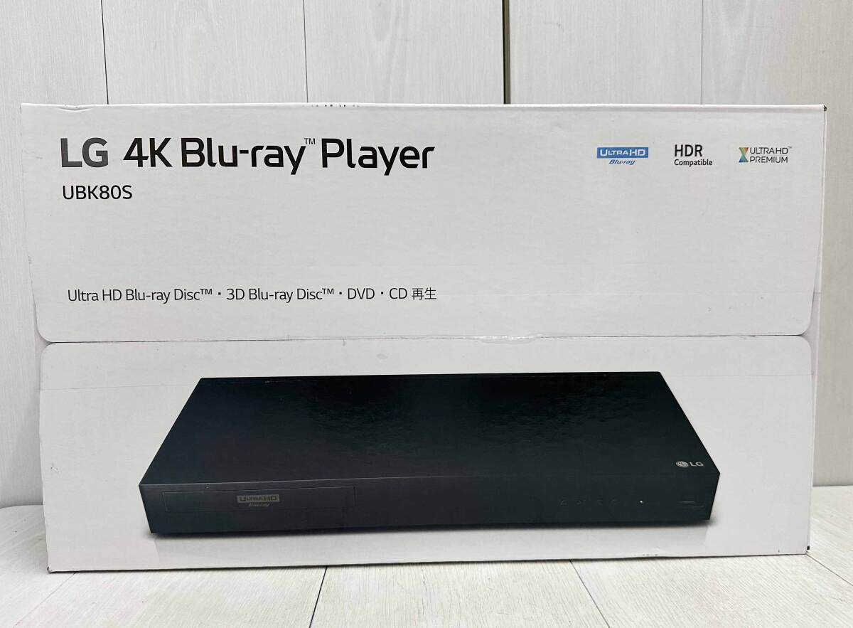 新品 2024年製 LG 4K ブルーレイ ディスク プレーヤー UBK80S 新品 2024年製 LG 4K ブルーレイ ディスク プレーヤー UBK80S
