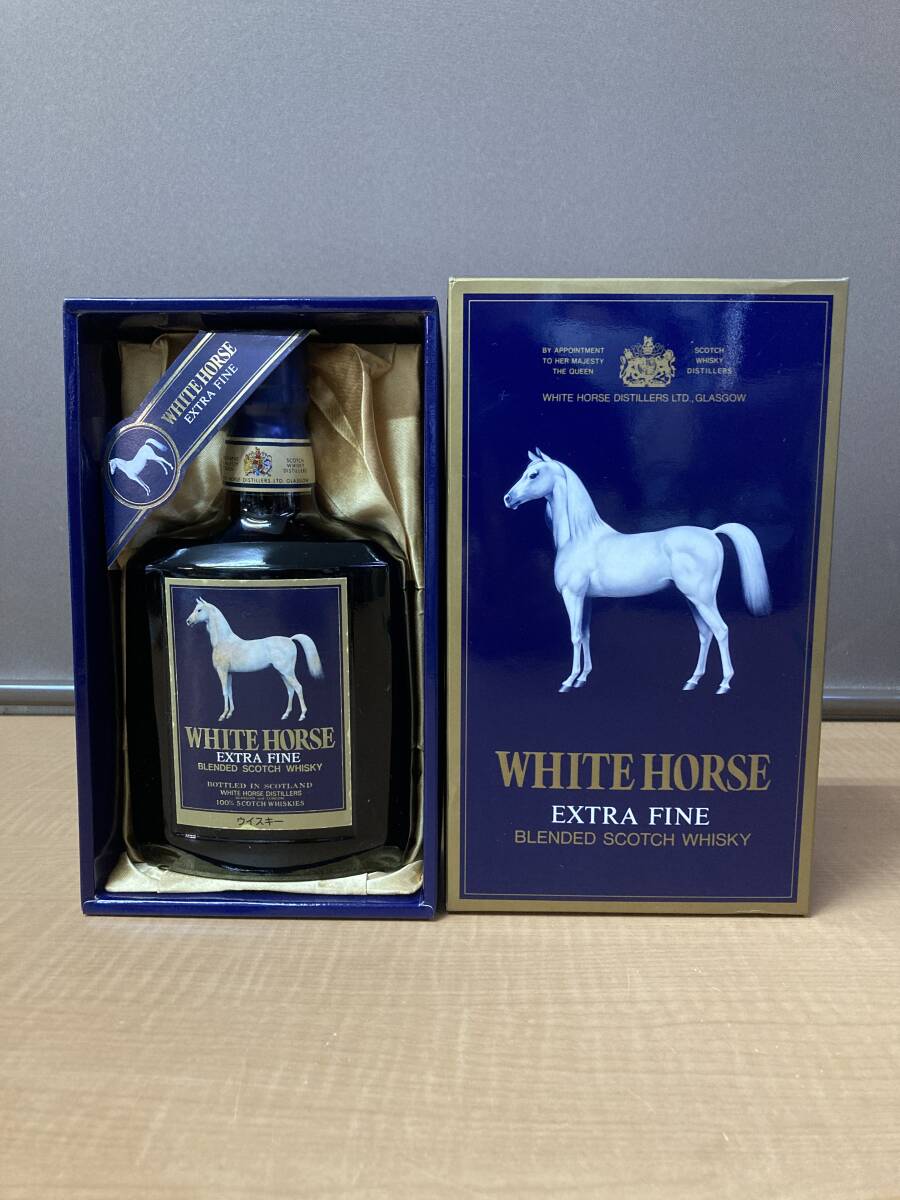 ◎ WHITE HORSE EXTRA FINE SCOTCH WHISKY ホワイトホース エクストラ ファイン スコッチ ウイスキー 750ml 43% モルト グレーン 古酒