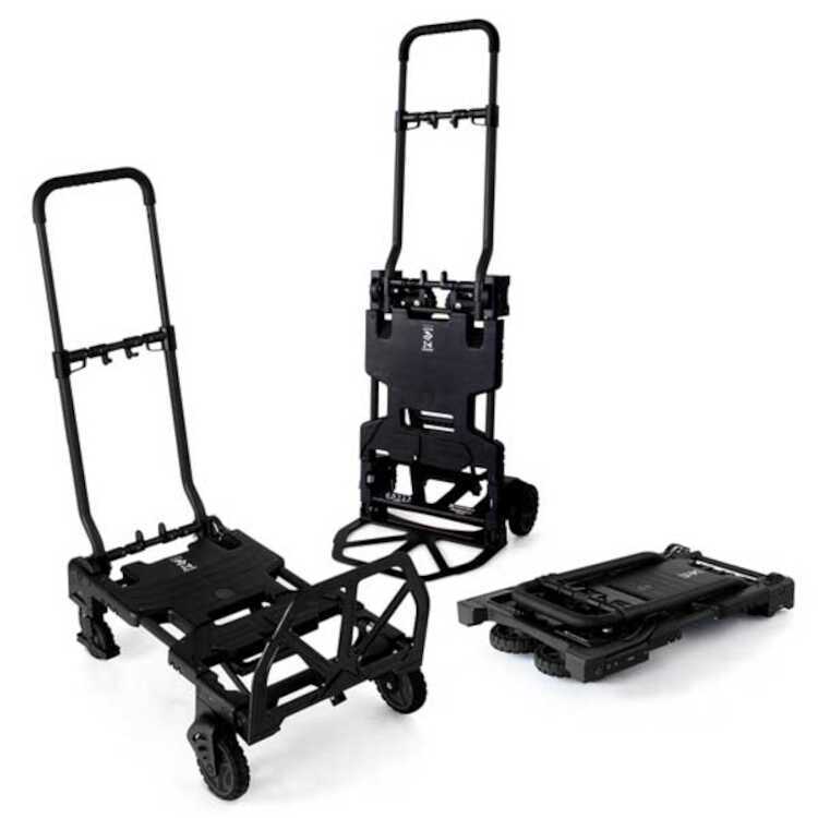 花岡車輌 F-CART 2×4(フラットカートツーバイフォー) W38.5×D64×H13cm ブラック #FCART2X4-BK HANAOKASHARYO 新品 未使用