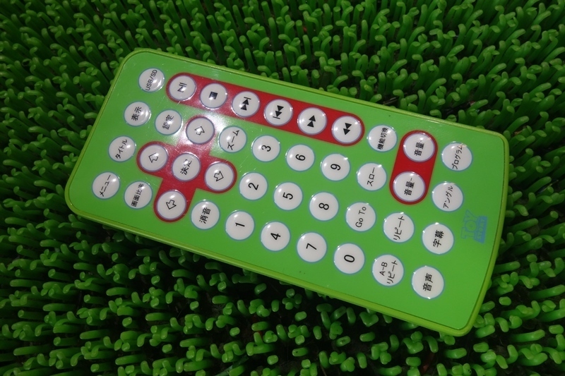 『psi』 ディズニー ピクサー トイストーリー 9インチ ポータブル DVDプレーヤー PDVD-V09 TS用 リモコン 動作OK メール便（430円）対応