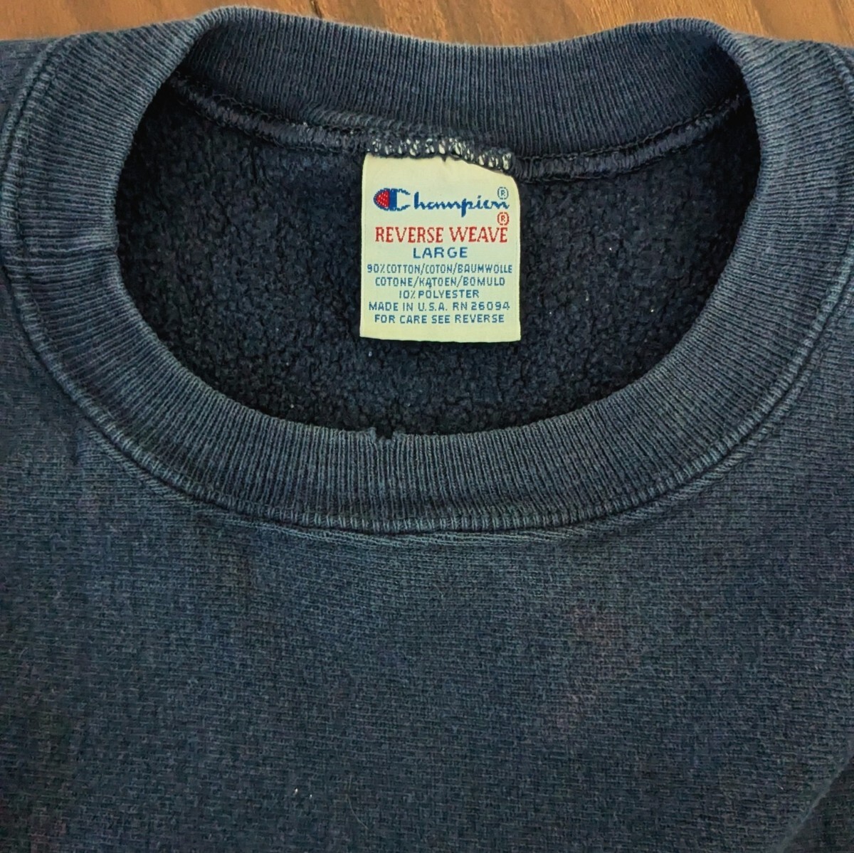 □1円スタート□90s チャンピオン リバースウィーブ L 刺繍タグ □1円スタート□90s チャンピオン リバースウィーブ L 刺繍タグ