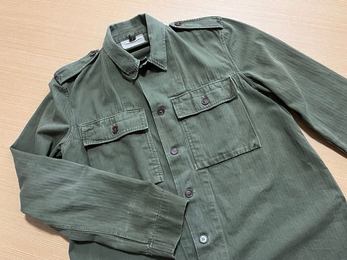 50s オランダ軍 HBT ヘリンボーン ジャケット ビンテージ ワーク 50s オランダ軍 HBT ヘリンボーン ジャケット ビンテージ ワーク