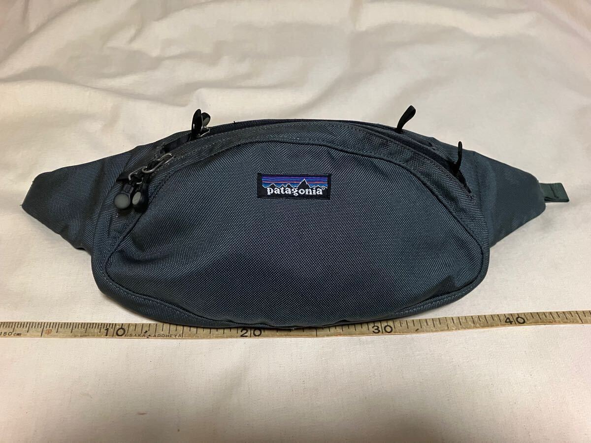 極美品 patagonia ウエストバッグ ヒップパック 裏地付き コーデュラナイロン ウエストバック ボディバッグ 廃番希少品 グレー F8