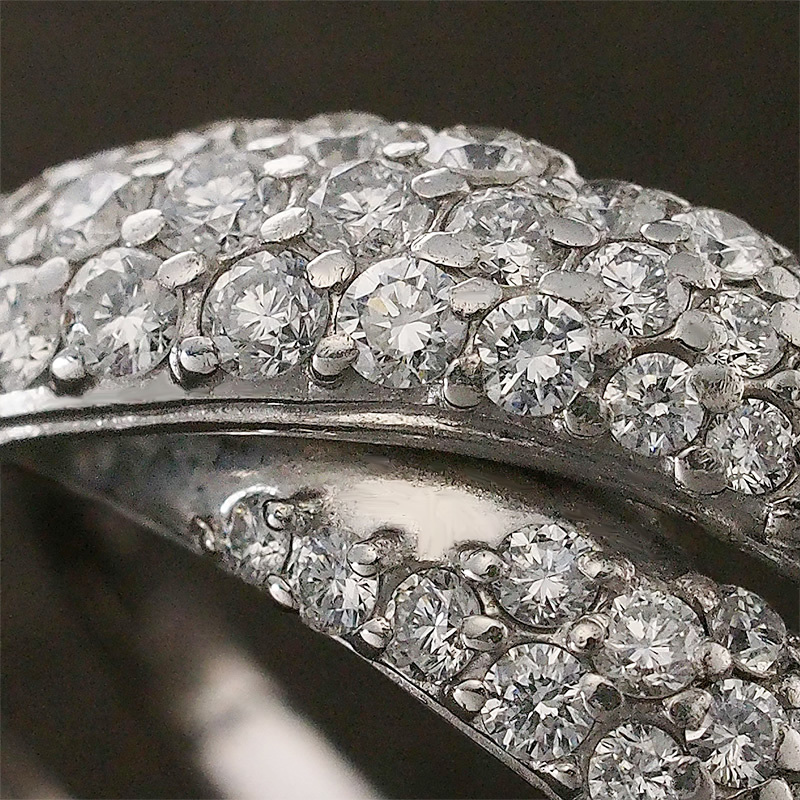 ポンテヴェキオ ダイヤモンド/1.00ct デザイン リング K18WG 13號