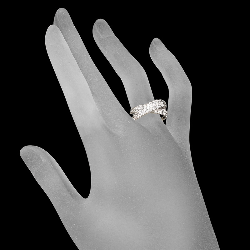ポンテヴェキオ ダイヤモンド/1.00ct デザイン リング K18WG 13號