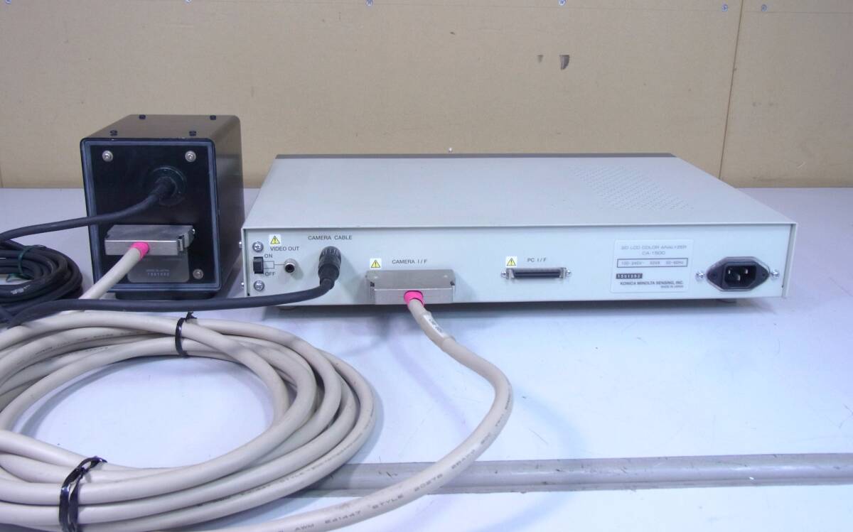 KONICA MINOLTA 2D LCD COLOR ANALYZER CA-1500+CAMERA 管理番號(hào)：RH-1602