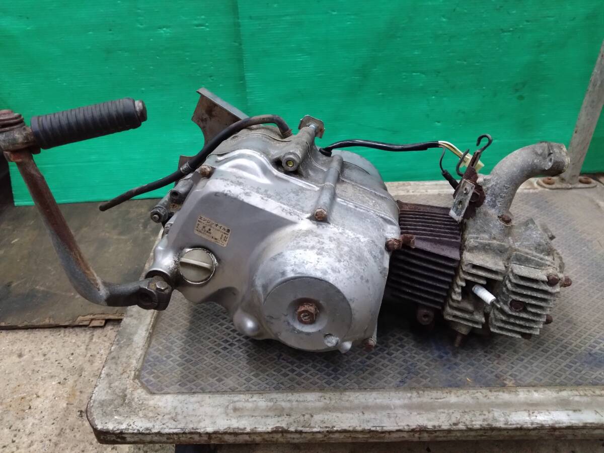 1F Honda Super Cub 50 C50 двигатель старт проверка cell нет 12V Junk б/у ① 20241015