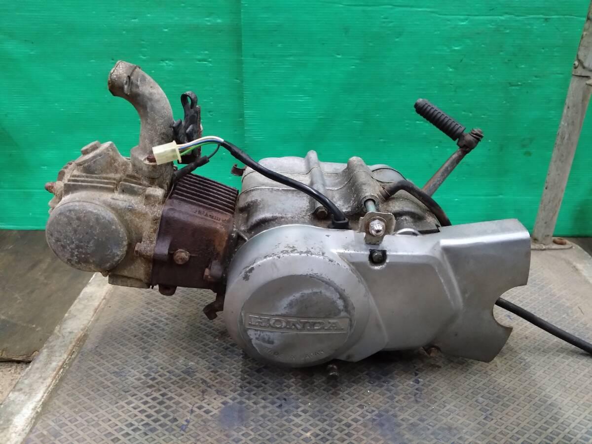 1F Honda Super Cub 50 C50 двигатель старт проверка cell нет 12V Junk б/у ① 20241015