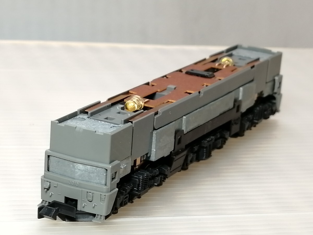 【動力無しユニット】KATO 3021 EF81形 トレーラー化用ユニット ライト点灯確認済み 重連補機に 交直流電気機関車　カトー　JR　Nゲージ
