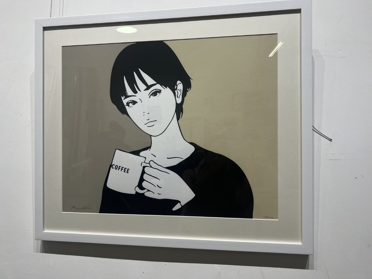 Amazon.co.jp: 模写 KYNE Untitled 2018 版画 60x48cm 額縁付 Amazon.co.jp: 模写 KYNE Untitled 2018 版画 60x48cm 額縁付