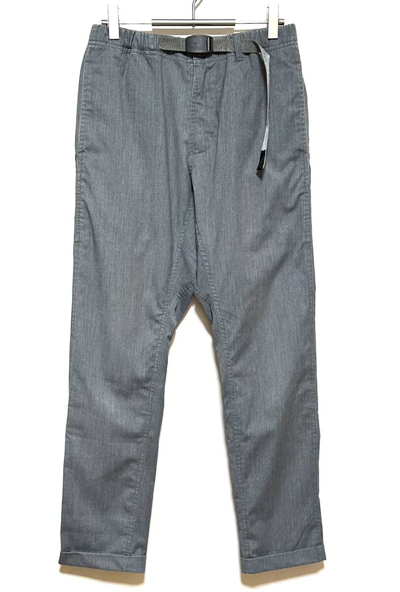 GRAMICCI × BEAMS スラックス クライミング パンツ（S）グレー グラミチ ビームス 別注 ナロー テーパード ロンパン