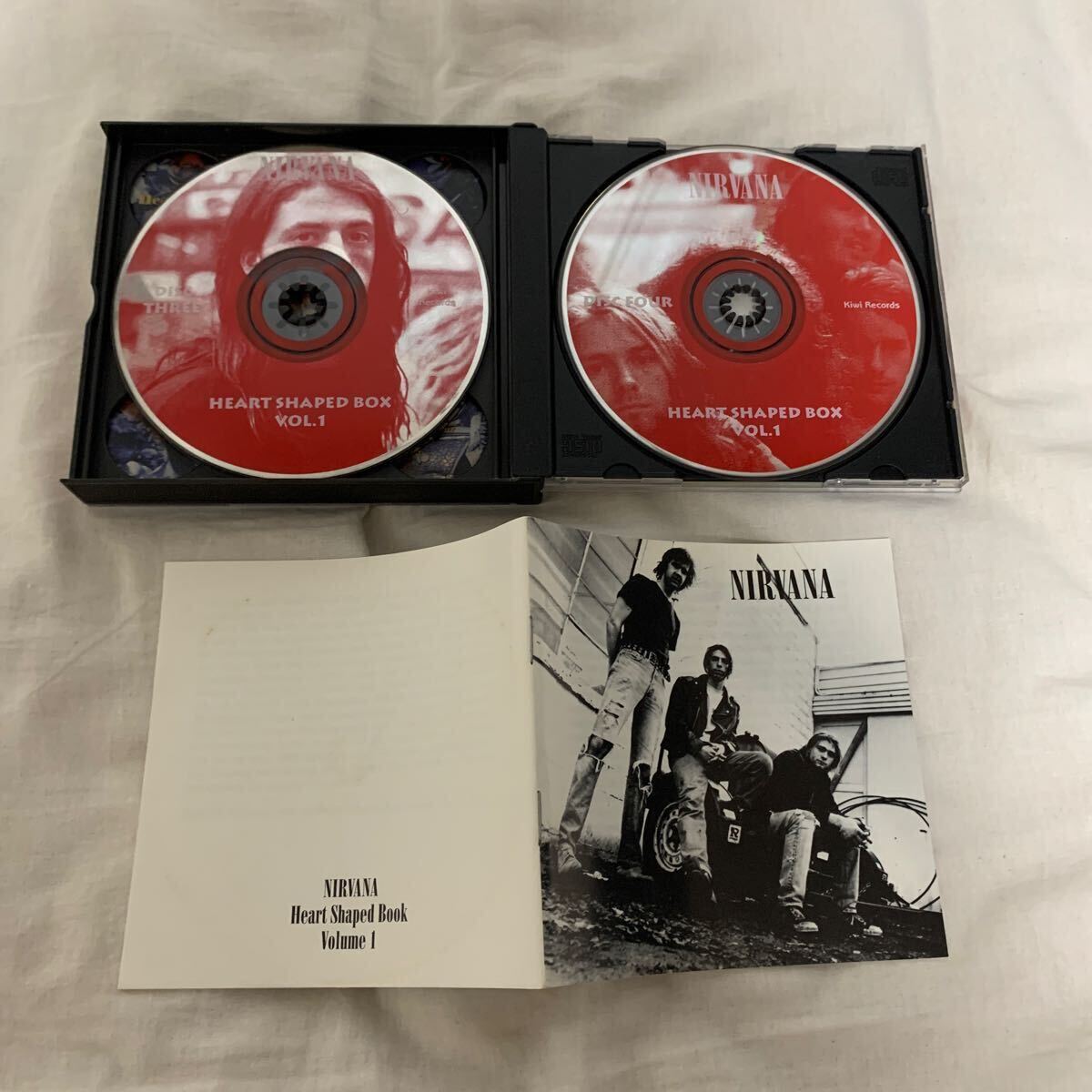 NIRVANA heart shaped box vol 1 KIWI RECORDS CD Vintage