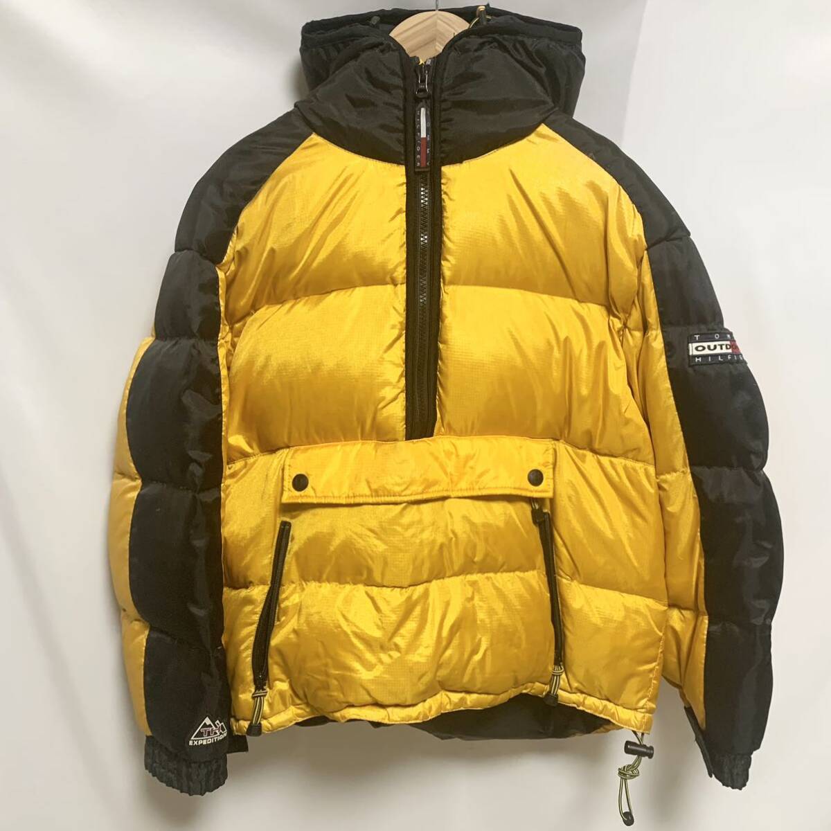 トミーヒルフィガー TOMMY HILFIGER プルオーバー アノラック ダウンジャケット Lサイズ VINTAGETOMMY HILFIGER