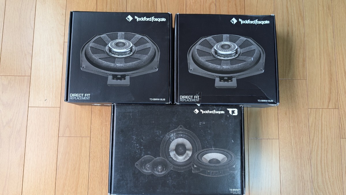 Rockford Fosgate T3-BMW 1&SUB ロックフォード トレードイン Rockford Fosgate T3-BMW 1&SUB ロックフォード トレードイン
