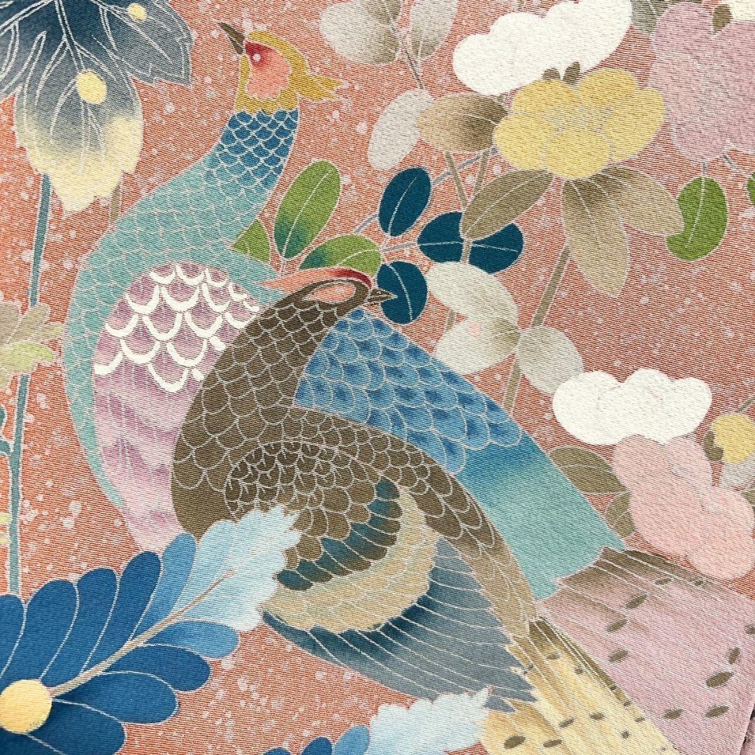 京加賀友禅 菊花 雉 シダ模様 訪問着 着物 092w p|Yahoo!フリマ 京加賀友禅 菊花 雉 シダ模様 訪問着 着物 092w p|Yahoo!フリマ