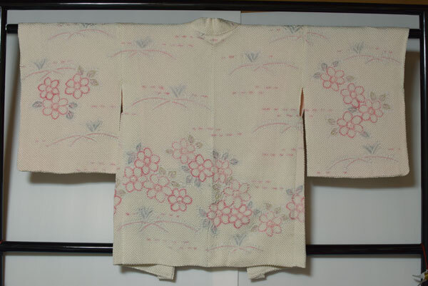 正絹　新品・未使用　仕付け糸付き　羽織