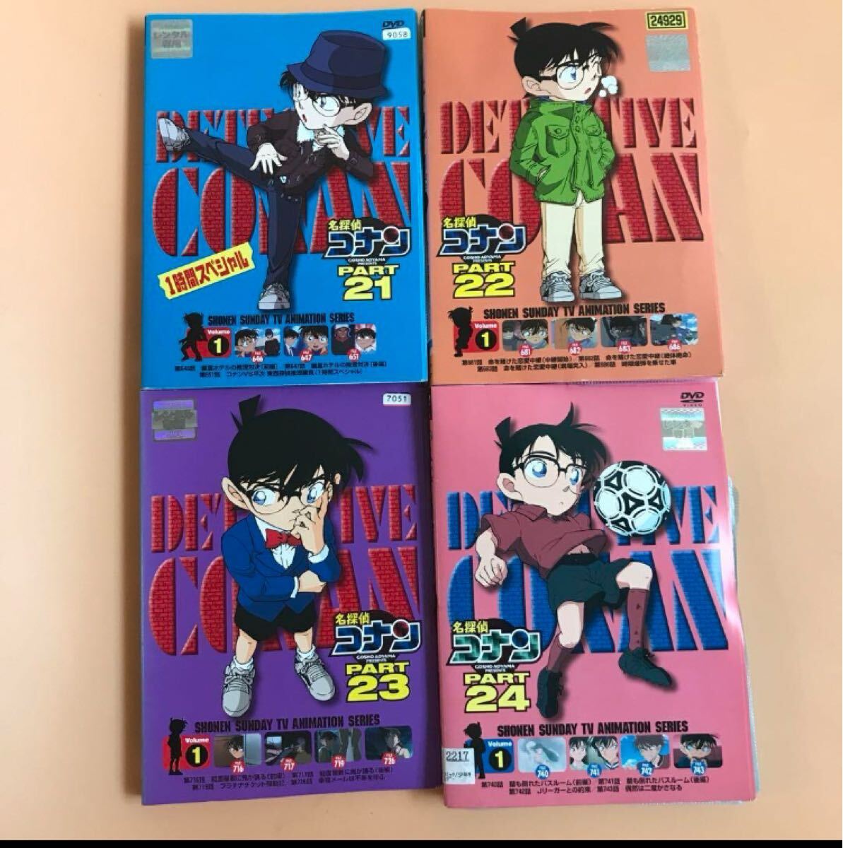 名探偵コナン PART21〜24 全34巻セット DVD レンタル落ち アニメ TV版 管理番号20544
