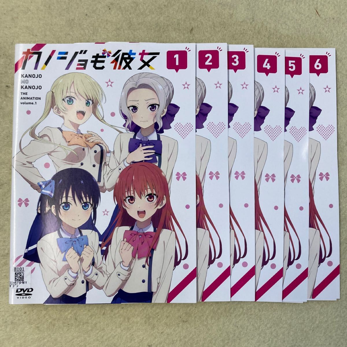 タイムセール 半額 カノジョも彼女 管理 レンタル落ち DVD アニメ 6巻全巻セット アニメ