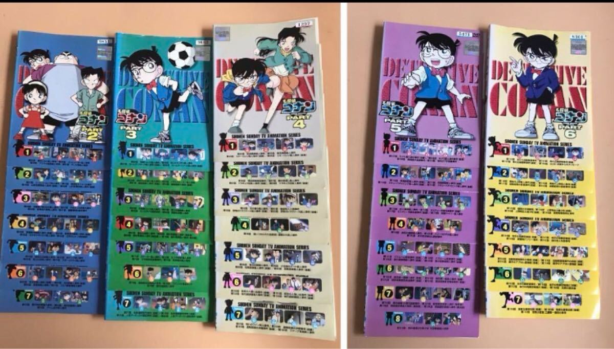 名探偵コナン PART2〜6 36巻セット 管理番号20356 DVD レンタル 名探偵コナン PART2〜6 36巻セット 管理番号20356 DVD レンタル