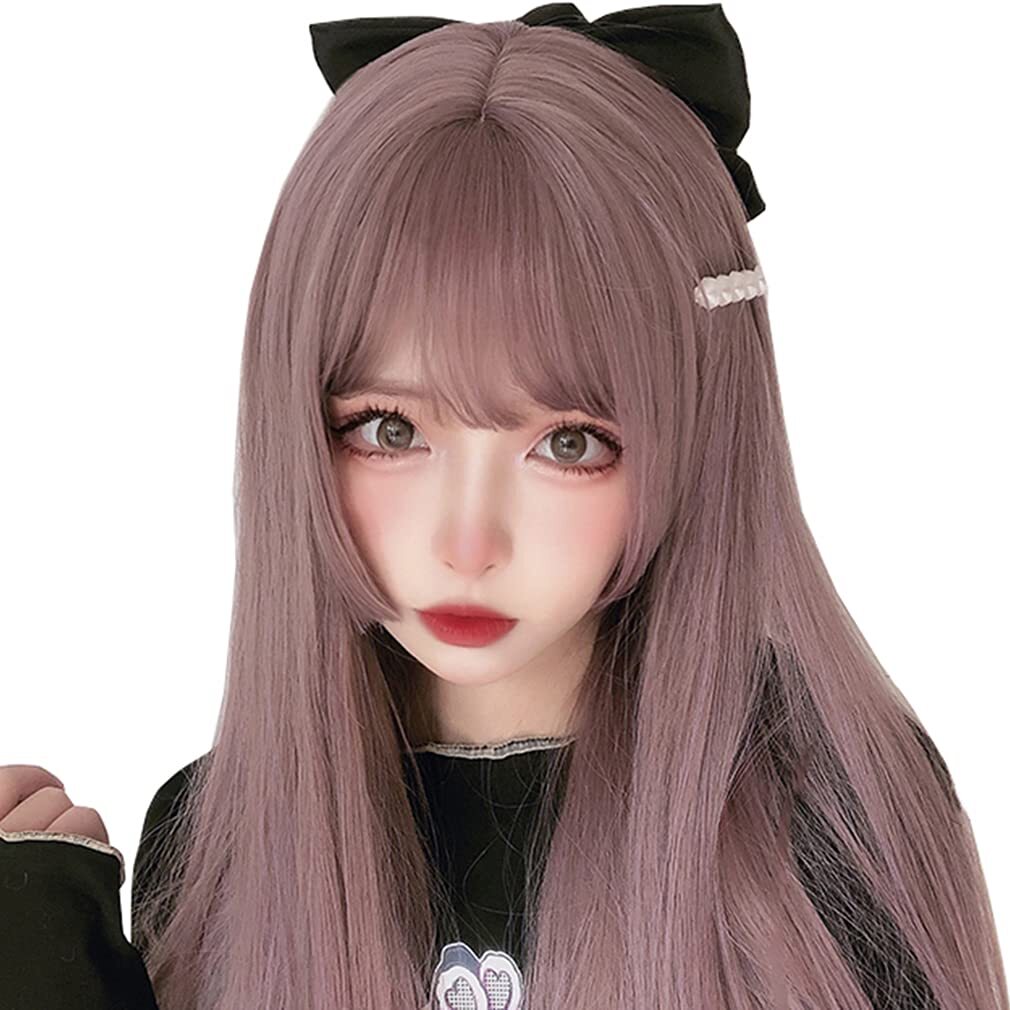 wig かつら 日常 仮装 パーティー 小顔 お姫 ゆめかわいい 森ガール ゴスロリ 60cm ロング （ピンク） レディース 耐