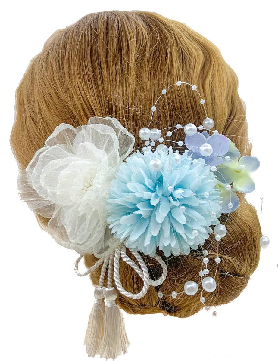 ヘアアクセサリー ヘアメイク ドライフラワー 6点セット Uピン ヘアピン 可愛い 日常 髪飾り】髪飾り おしゃれ 簡潔 和装 着