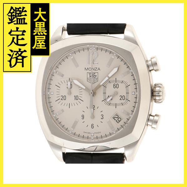 TAG HEUER タグホイヤー モンツァ CR2114-0 SS レザーベルト オートマチック 2148103705861