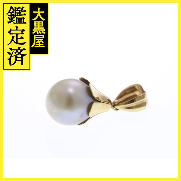 JEWELRY ノンブランド ペンダント トップ K18 イエローゴールド パール 0.9g【473】