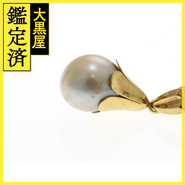 JEWELRY ノンブランド ペンダント トップ K18 イエローゴールド パール 0.9g【473】