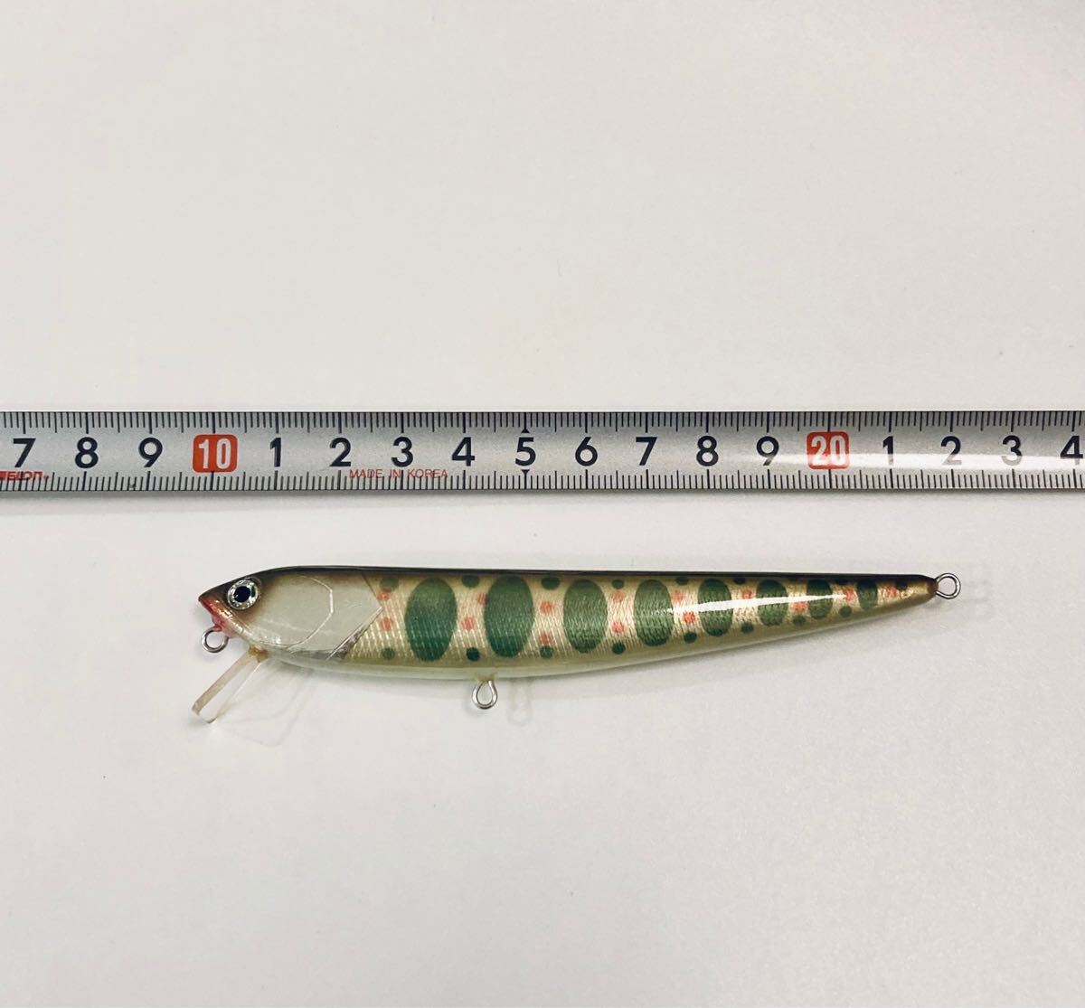 [ сборный человек неизвестен ]amago сверху изгиб Minaux 12cm дерево производства ручная работа искусственная приманка Old поиск заклепка дерево Bait рукоятка машина ro искусственная приманка 