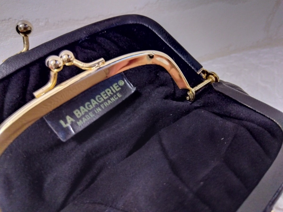 La BAGAGERIE ラバガジェリー がま口財布 コインケース レザー La BAGAGERIE ラバガジェリー がま口財布 コインケース レザー